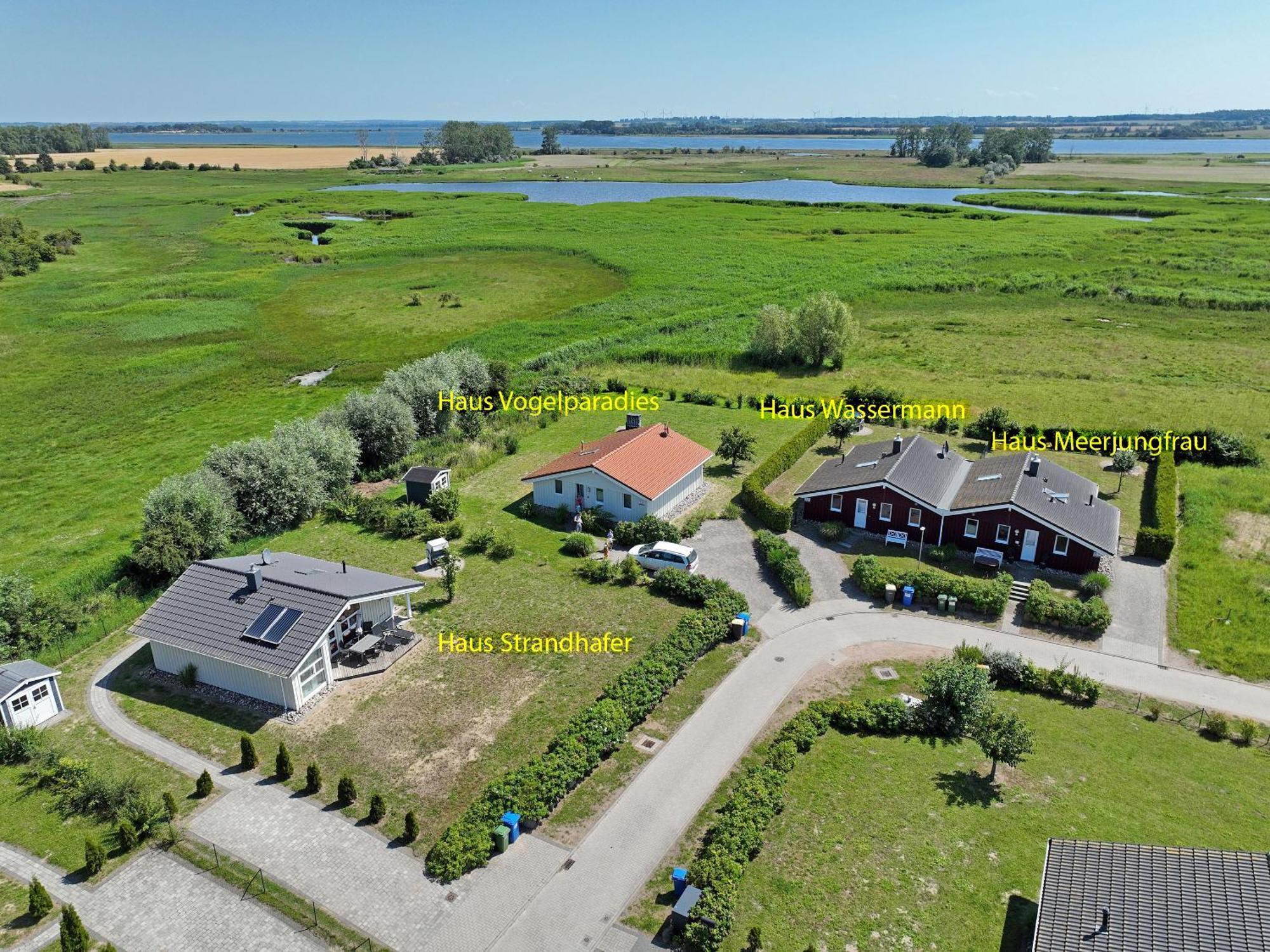 Daenische Ferienhaeuser Am Salzhaff Haus Vogelparadies Insel Poel Eksteriør bilde